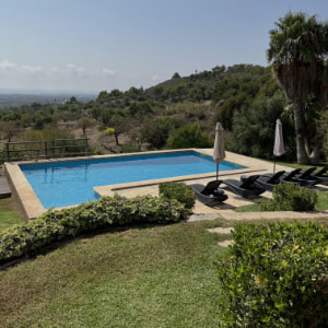 Sa Roca Blanca, s'Horta Garden with private pool in s'Horta