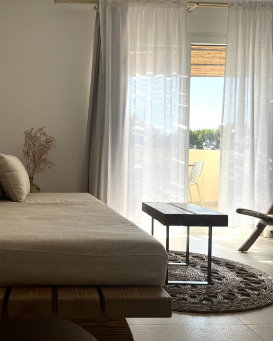 Ático Apartamentos Serena Sol Habitación del ático de los Apartamentos Serena Sol